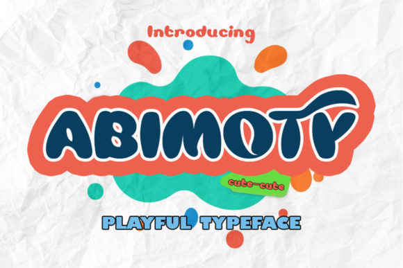 Abimoty: A Playful Display Font for Bold Branding and Creative Projects