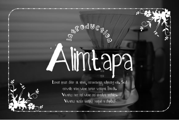 Alimtapa: A Sweet Handwritten Font for Warm Brand Identities