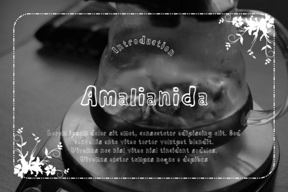 Amalianida: A Fun Display Font for Modern Campaign Design