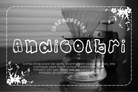 Andicolbri: A Quirky Display Font That Brings Personality to Branding