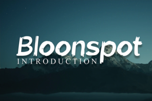 Bloonspot: A Fresh Display Font That Elevates Small Business Branding