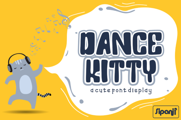 Dance Kitty: A Playful Display Font for Business Branding