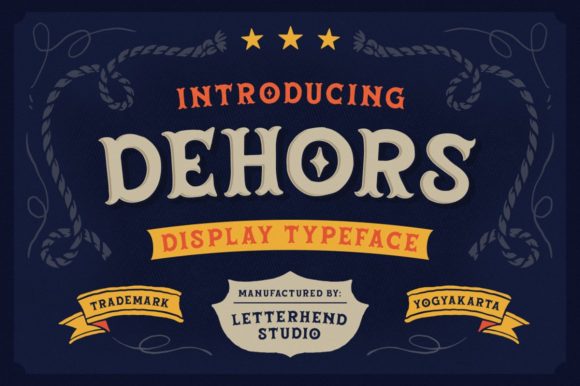 Dehors: A Western Display Font for Distinctive Editorial Design
