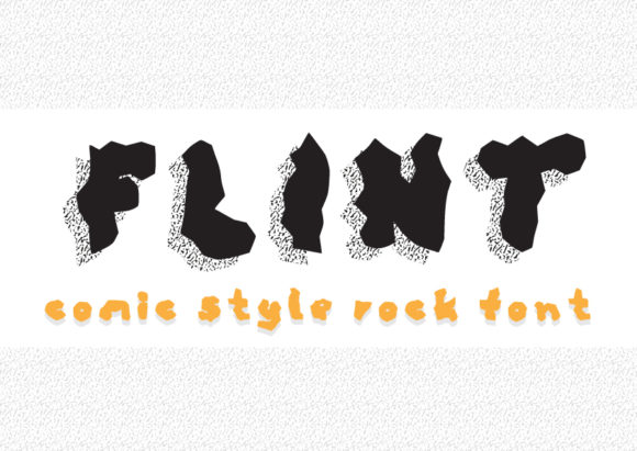 Flint: A Playful Display Font That Brings Rock-Solid Character to Branding