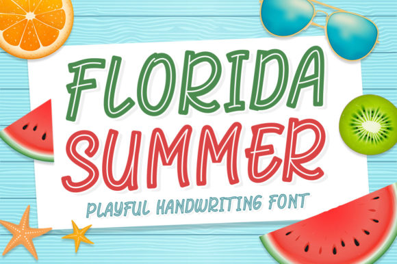Florida Summer: A Sweet Display Font for Playful Web Design Projects