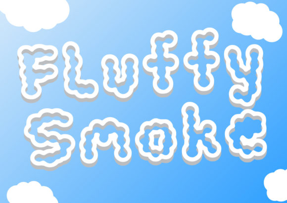 Fluffy Smoke: A Cloud-Inspired Display Font for Scroll-Stopping Marketing Design