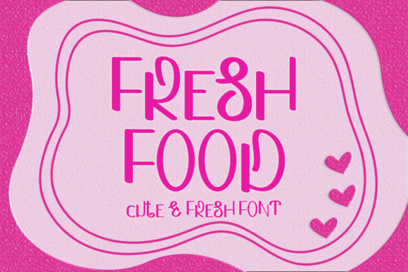 Fresh Food: A Playful Display Font for Modern Web Design