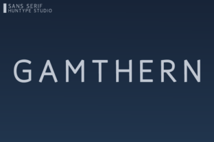 Gamthern: A Designer’s Take on This Bold Display Font
