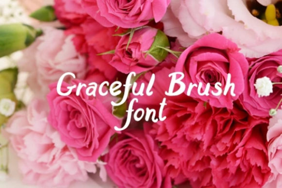 Graceful Brush: A Display Font That Elevates Small Business Branding