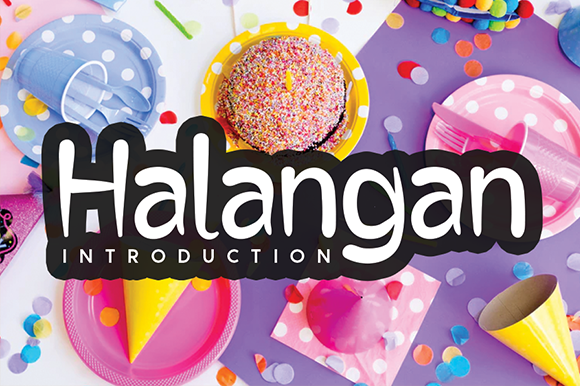 Halangan: A Display Font That Elevates Small Business Branding