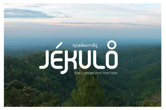 Jekulo: A Minimalist Display Font for Modern Web Design