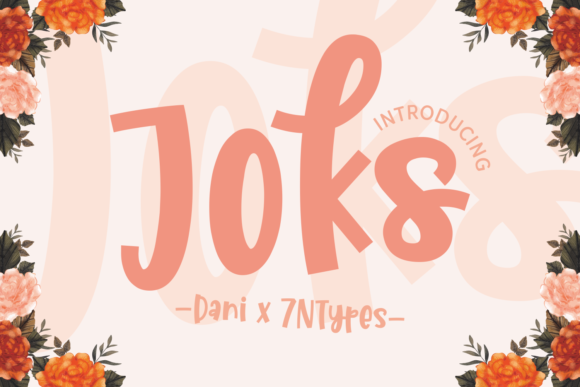 Joks: A Friendly Display Font for Modern Web Design