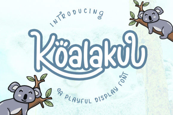 Koalakuu: A Quirky Display Font for Crafters and Product Designers