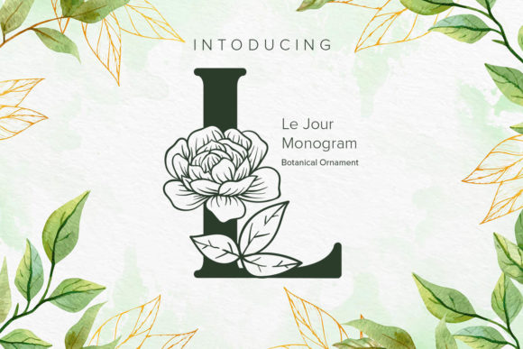 Le Jour Monogram: A Display Font That Elevates Campaign Visuals