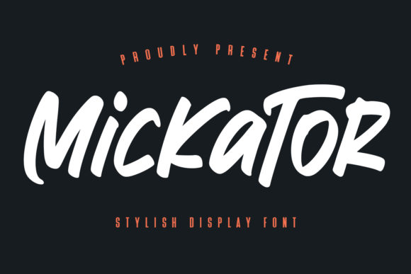 Mickator: A Modern Display Font for Editorial Elegance