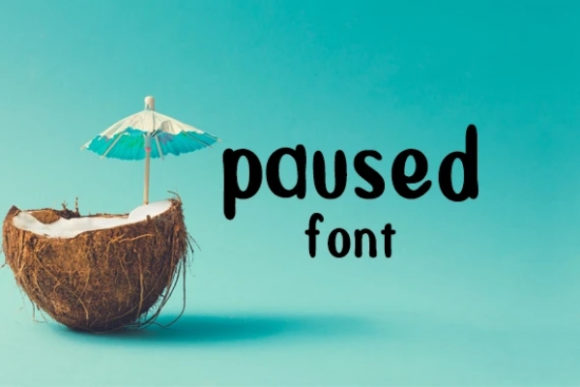Paused: A Thoughtful Display Font for Editorial Charm
