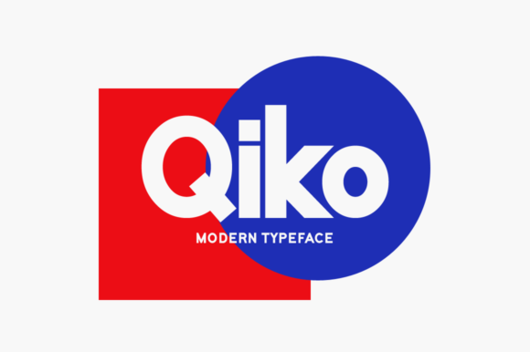 Qiko: A Clean Display Font for Modern Web and Digital Design