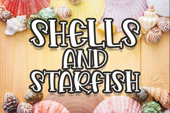 Shells and Starfish: The Friendly Display Font for Scroll-Stopping Digital Campaigns