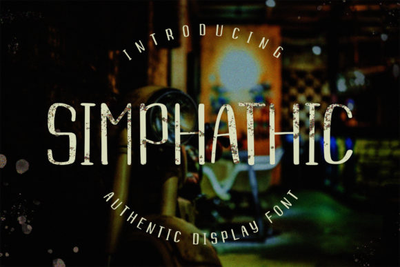 Simphathic: A Bold Display Font for Modern Web Design and Brand Identity