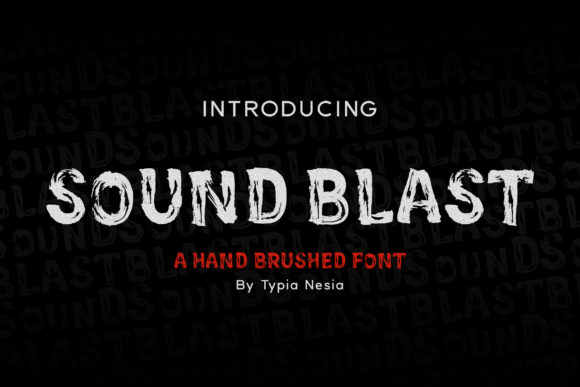 Sound Blast: A Bold Handwritten Font for Dynamic Web Design