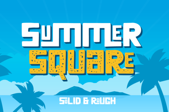 Summer Square: How a Playful Display Font Can Elevate Your Brand