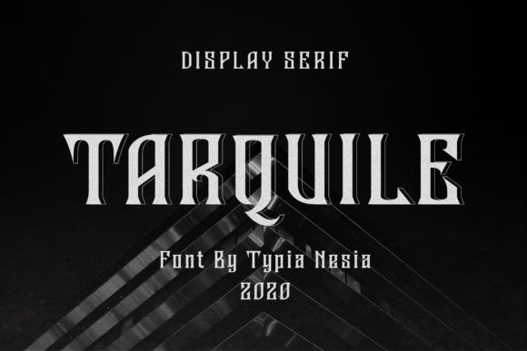 Tarquile: A Bold Display Font That Brings Retro Charm to Modern Branding