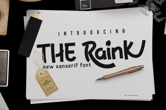 The Raink: A Display Font That Elevates Brand Messaging and Digital Engagement